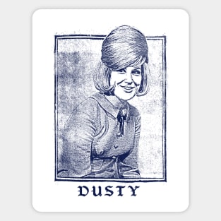 Dusty Springfield  // Vintage Look Faded Design Magnet